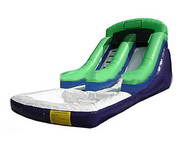 inflatable splash water slide